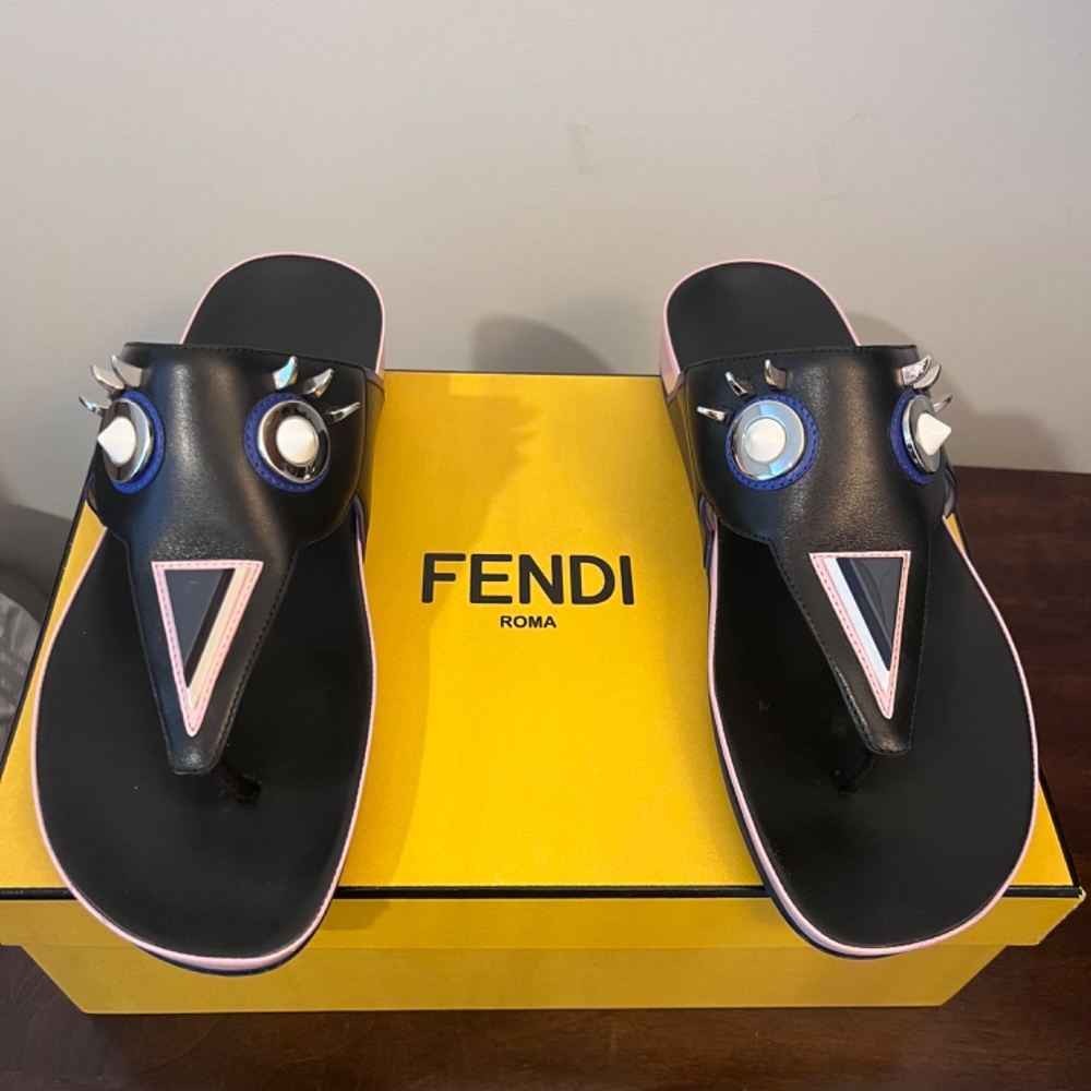 Fendi Faces Thong - image 3